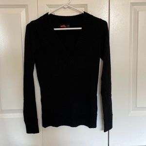 Forever 21 V-Neck Sweater size S (Emerald Green + Black)